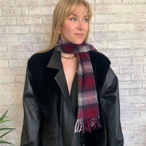 100% Cashmere Plaid Scarf